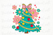 Glitter Boho Christmas Tree Png, an Illustration by OK Design (Thumbnail 1 of 4)