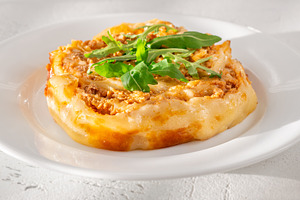 Circular lasagna, a Food & Drink Photo by Alexander Prokopenko