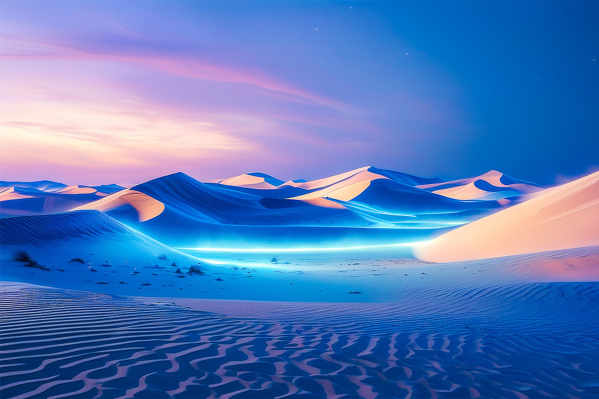 Mystical Desert Glow, a Seasonal Illustration by StockVerse Creative (Photo 3 of 4)