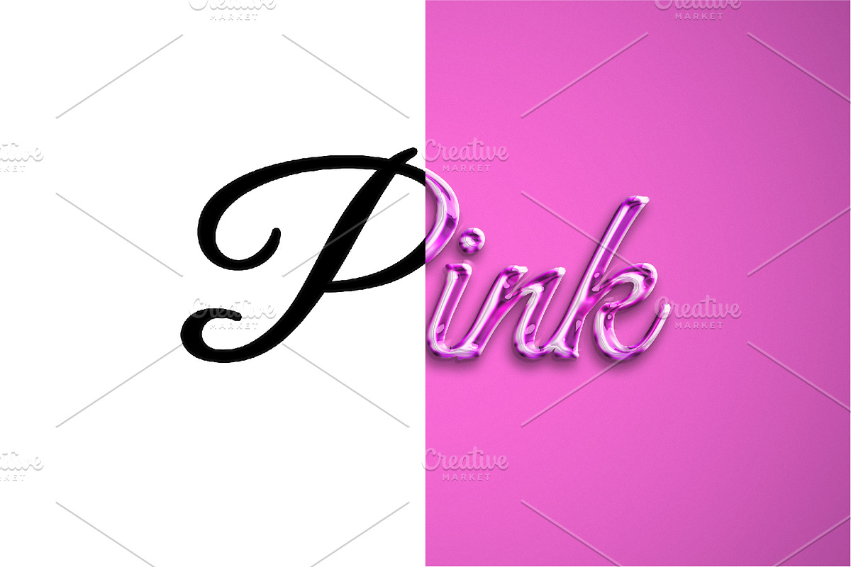 Liquid Text Effect, a Layer Style Add-On by alexdndz (Photo 2 of 2)