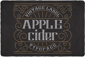 Apple Cider Typeface