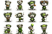Whimsical Spring Teddy Bear PNG, an Illustration by Designking (Thumbnail 2 of 5)