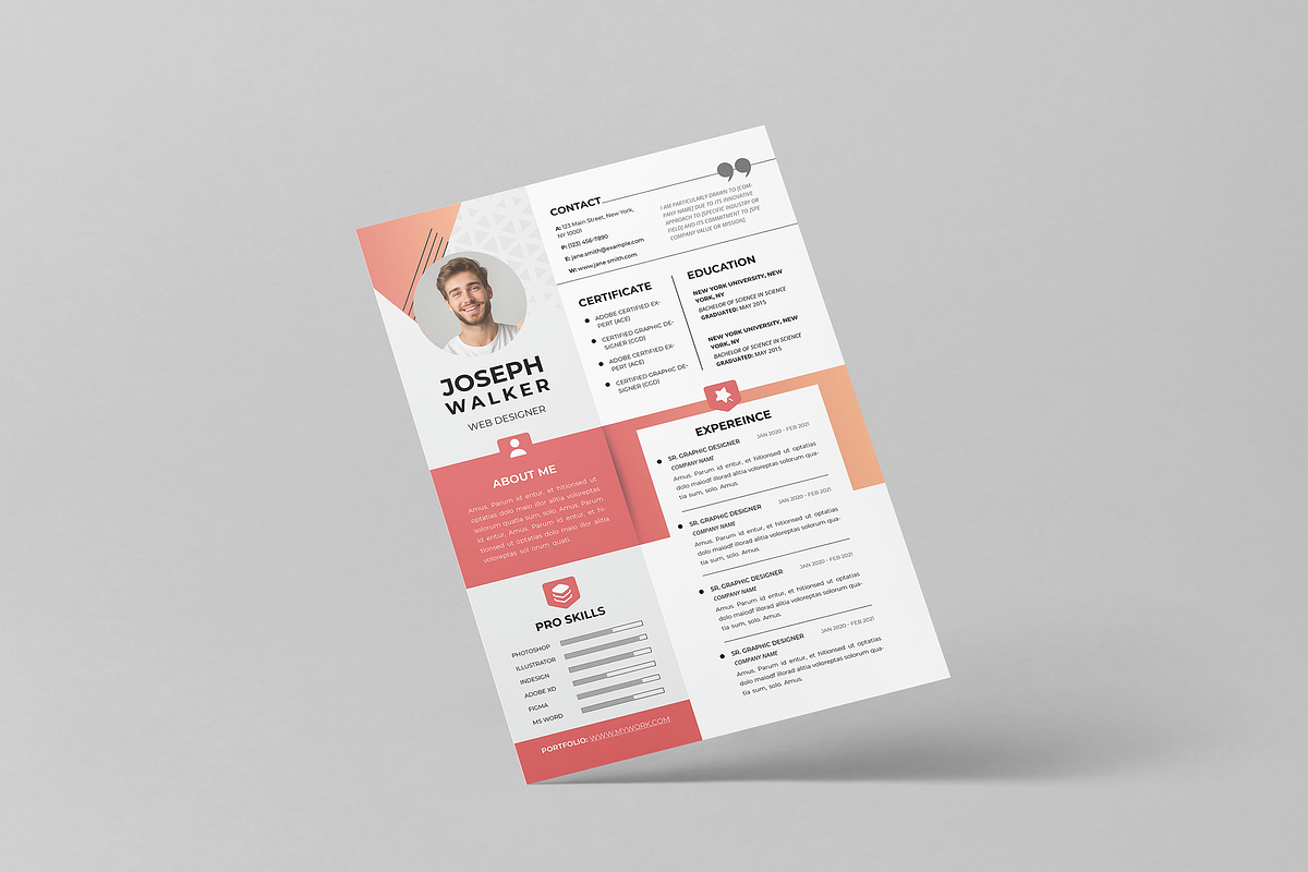 Resume Canva Template | Word, a Resume Template by Template Zone (Photo 3 of 6)