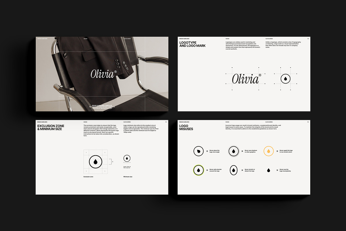 OLI / Brand Guidelines, a Presentation Template by Wildnun Studio (Photo 7 of 20)