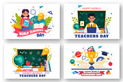 10 Happy Teacher's Day Illustration, a Person Illustration by denayunebgt (Thumbnail 3 of 4)
