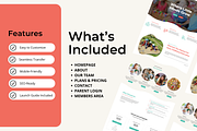 Childcare & Babysitting Wix Template, a Wix Template by Collette Collabs (Thumbnail 2 of 7)