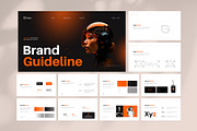 Modern Brand Guideline Template, a Presentation Template by graphypix (Thumbnail 3 of 9)