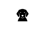 Dog Portrait Silhouette Bundle, an Illustration by jahid234 (Thumbnail 19 of 37)