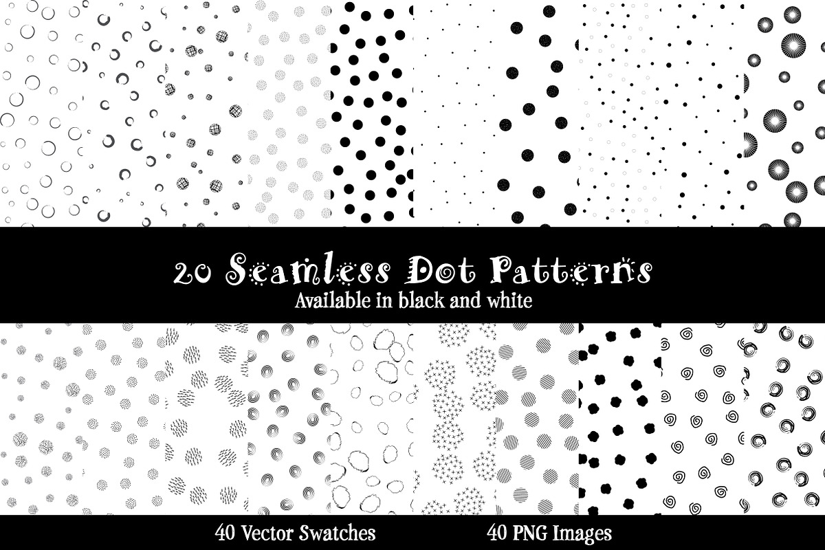 Dots Galore - 20 Seamless Patterns, a Pattern Graphic by Hunt Family Design (Photo 2 of 5)