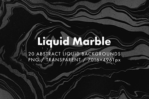 Liquid Marble: Abstract Backgrounds