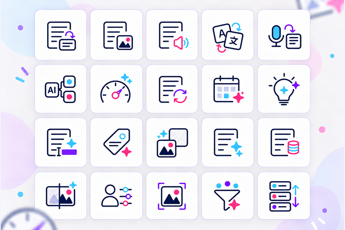 FutureFlow AI Feature Icons, an Outline Icon by Premast (Photo 2 of 4)