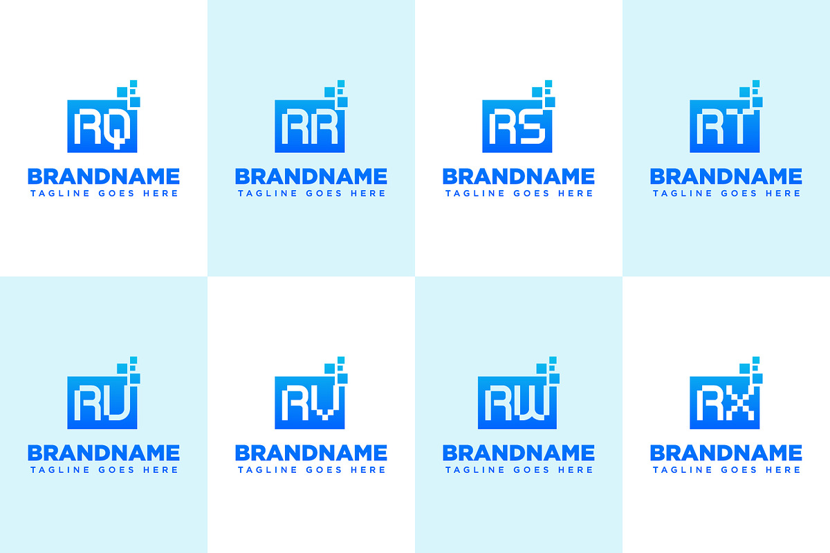 RQ RR RS RT RU RV RW RX Tech Logo, a Branding & Logo Template by Pray Art Design Studio (Photo 1 of 2)