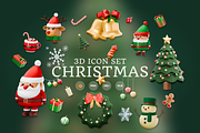 Christmas 3D Icon Pack, an Object 3D Model by Laimmilka (Thumbnail 1 of 4)