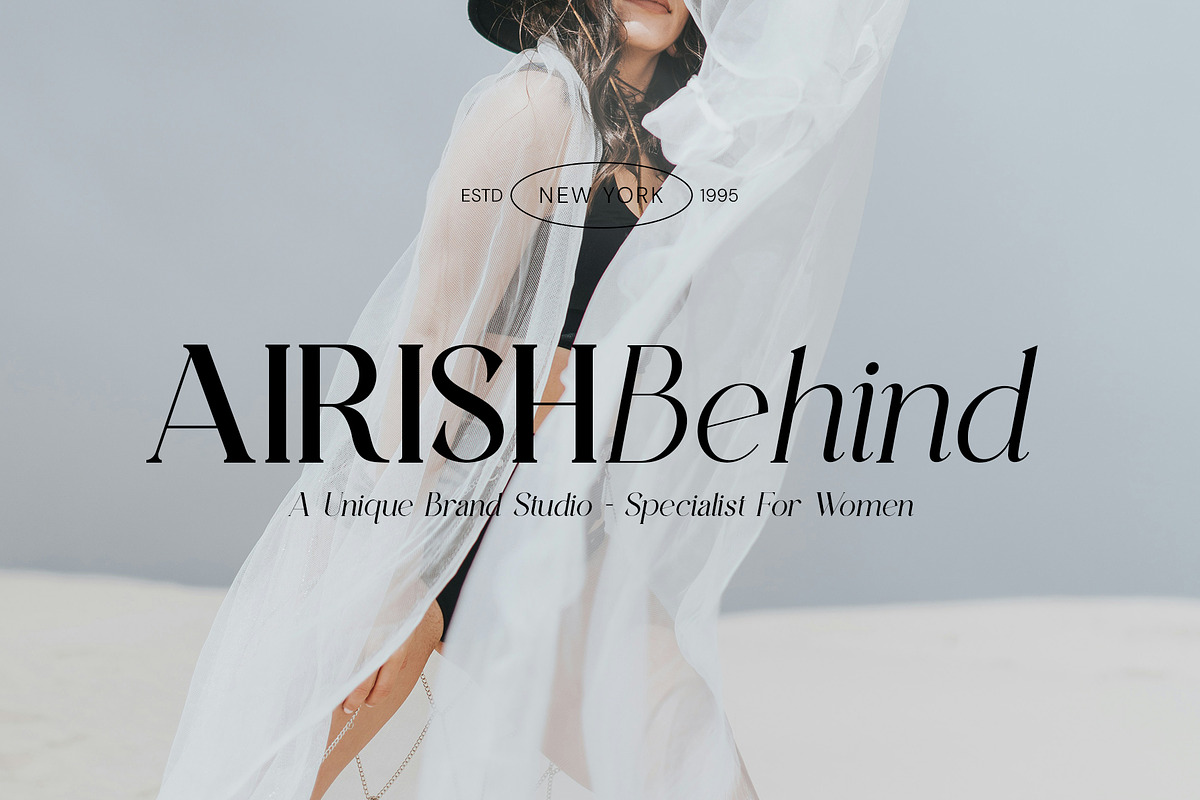 Esence Visting - New Stylish Serif, a Serif Font by Idea Studio (Photo 2 of 20)