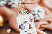 Watercolor Christmas – Santa, Elves, a Seasonal Illustration by OKArtHub (Thumbnail 10 of 12)