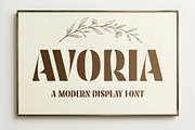 Avoria, a Sans Serif Font by Reza Studio (Thumbnail 1 of 7)