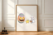 Funny Easter Monster PNG, an Illustration by Daily.Designs (Thumbnail 5 of 5)