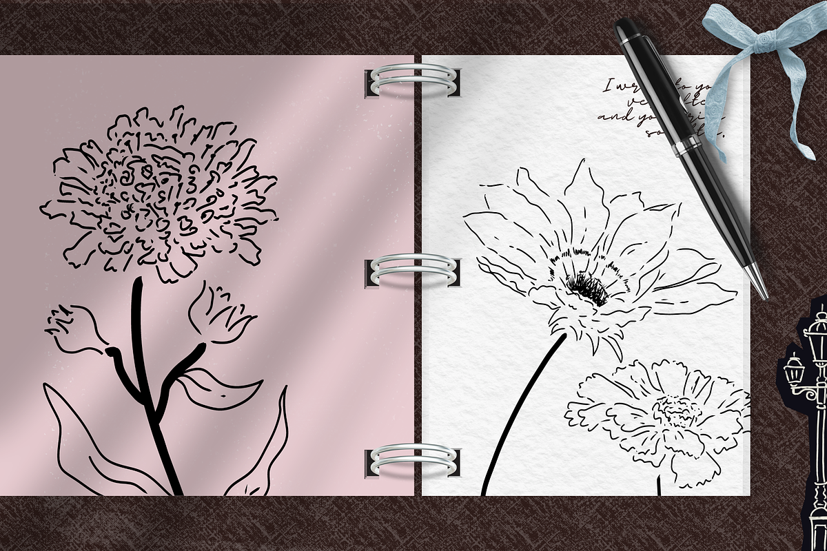 Wildflower Ink Atelier, a Decorative Illustration by The Journey Atelier (Photo 16 of 19)