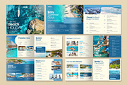 Landscape Travel Agency Brochure, a Brochure Template by BrandPacks (Thumbnail 1 of 5)