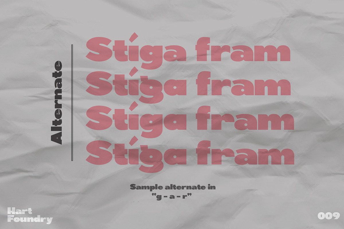 Borde, a Sans Serif Font by Hart Foundry™ (Photo 9 of 11)