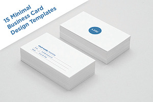 15 Minimal Business Card Designs