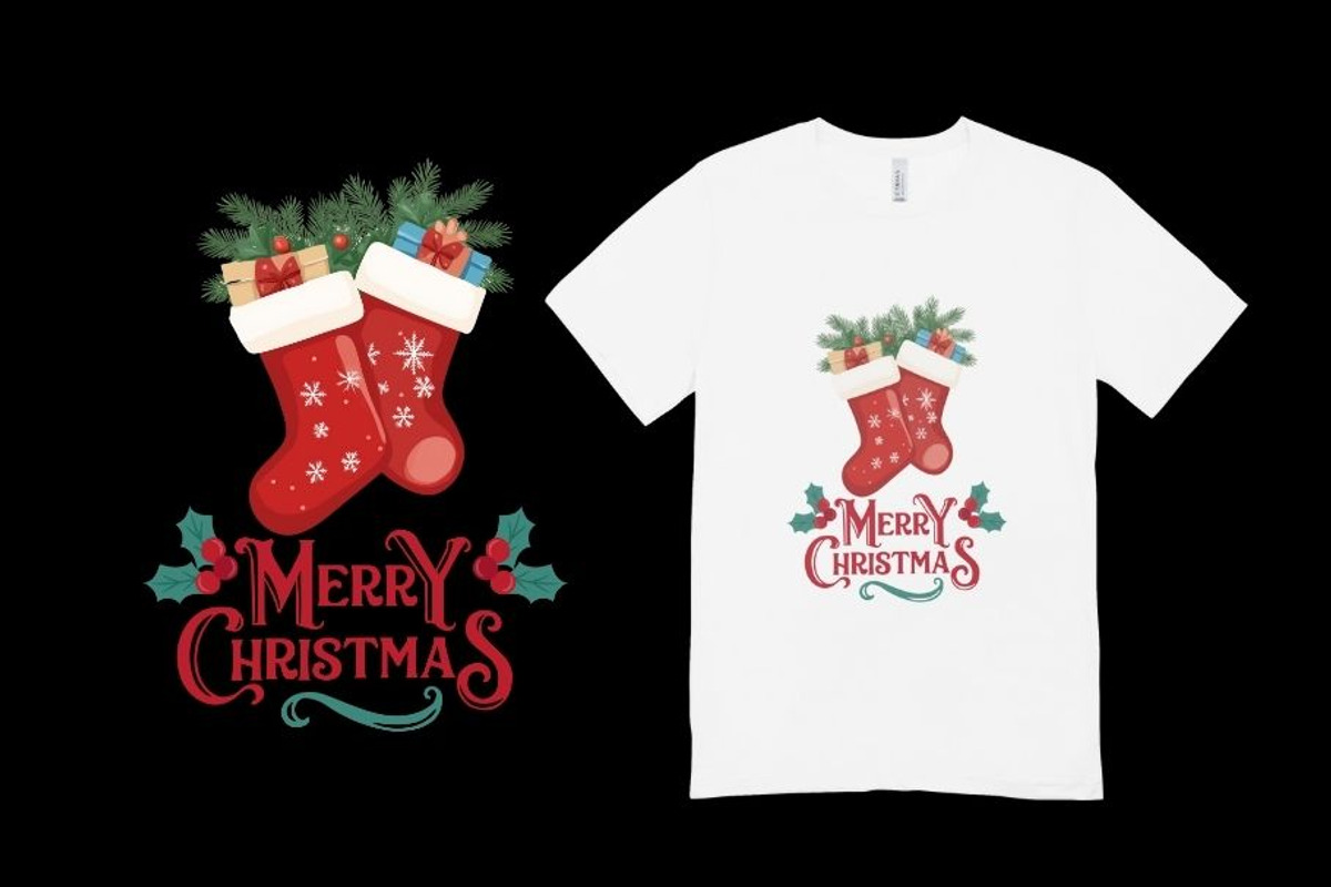 Merry Christmas tshirts design, an Object Graphic by MS Designer (Photo 3 of 3)