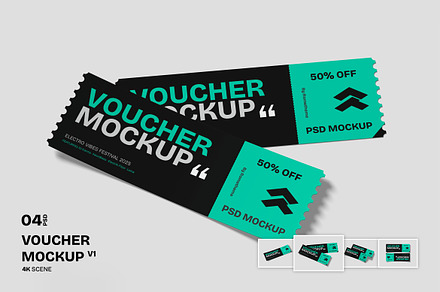 Voucher vol.01 - Mockup