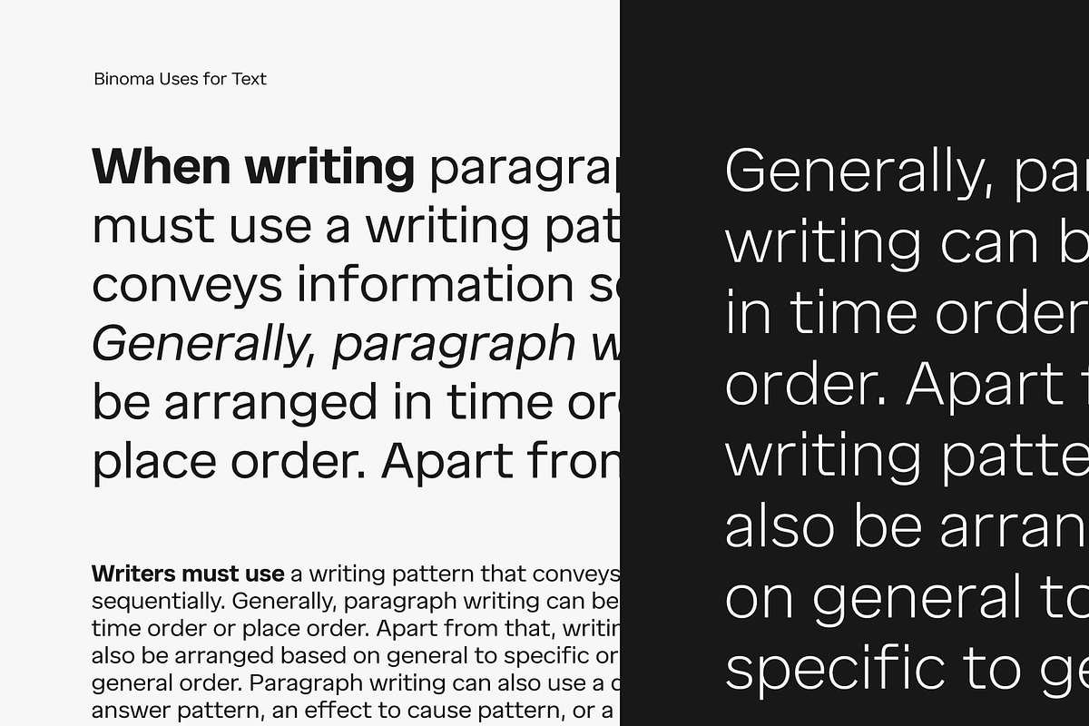 Binoma; Grotesk Font Family, a Sans Serif Font by Eko Bimantara (Photo 5 of 14)