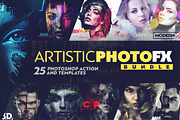 Artistic Photo FX Bundle, an Action Add-On by Amorjesu.com (Thumbnail 2 of 26)