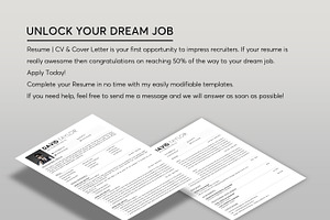 ATS Resume CV Word & PowerPoint 15A