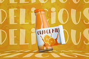 Orange Milk - Simple & Playful Font, a Sans Serif Font by Almarkhatype (Thumbnail 2 of 10)