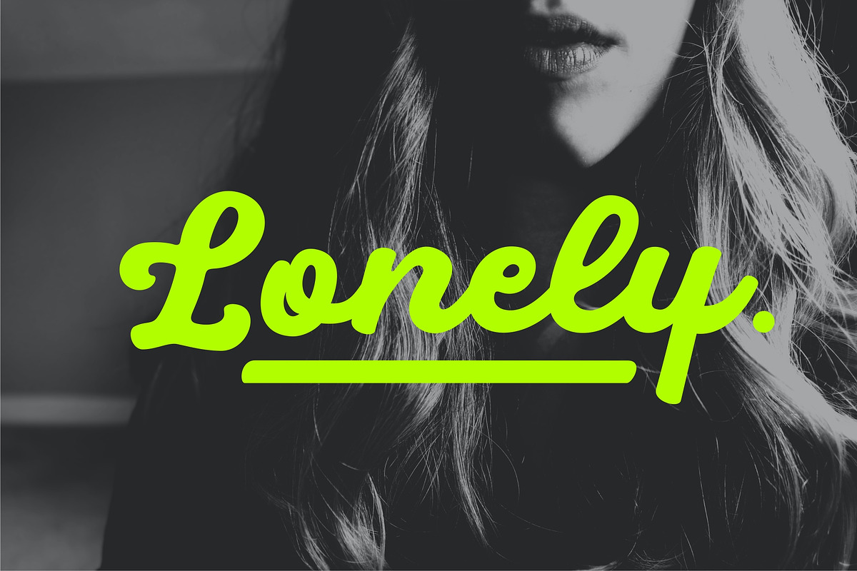 Black - Rounded Script Font, a Script Font by HRDR (Photo 4 of 13)