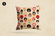 Girl Power, Diversity Pattern Design, a Pattern Graphic by Pia Kolle (Thumbnail 5 of 7)