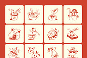 Food Doodles Icon, an Outline Icon by Vectors Market (Thumbnail 8 of 9)