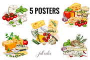 Cheese. Vector collection., an Object Graphic by JSolomatina (Thumbnail 4 of 5)