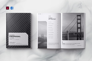 Business Proposal | InDesign | Word, a Brochure Template by Theme Weavers