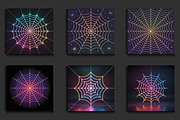 Halloween Colorful Spider Web Backgr, a Background Graphic by protabsorkar11 (Thumbnail 3 of 4)