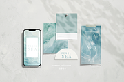 PEARL SEA - hand-painted backgrounds, a Background Graphic by Youksy (Thumbnail 2 of 18)