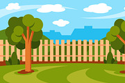 Four seasons landscape, a Seasonal Illustration by Volyk (Thumbnail 3 of 6)