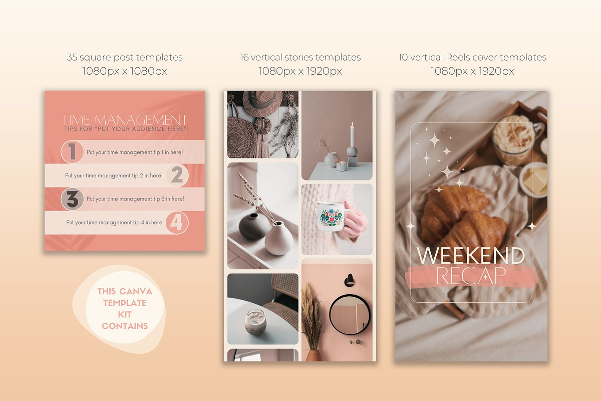 Instagram Canva Template Kit | Alta, a Social Media Template by Monarch 21 Design (Photo 2 of 9)