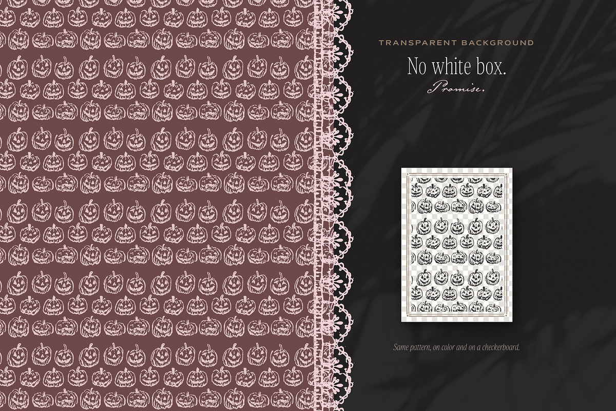 Spooky Halloween Seamless Patterns, a Pattern Graphic by The October Creative (Photo 6 of 12)