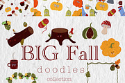Big Fall Doodles Collection, a Decorative Illustration by Oleksandra Illustrates (Thumbnail 1 of 29)