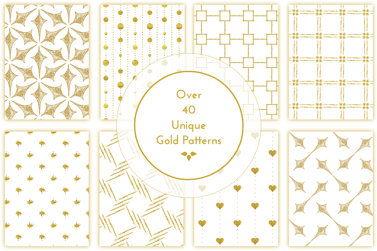 The Mega Gold Bundle, a Pattern Graphic by HMJS Designs (Photo 2 of 5)