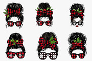 Messy bun clip-art, an Illustration by CreationArt (Thumbnail 3 of 5)