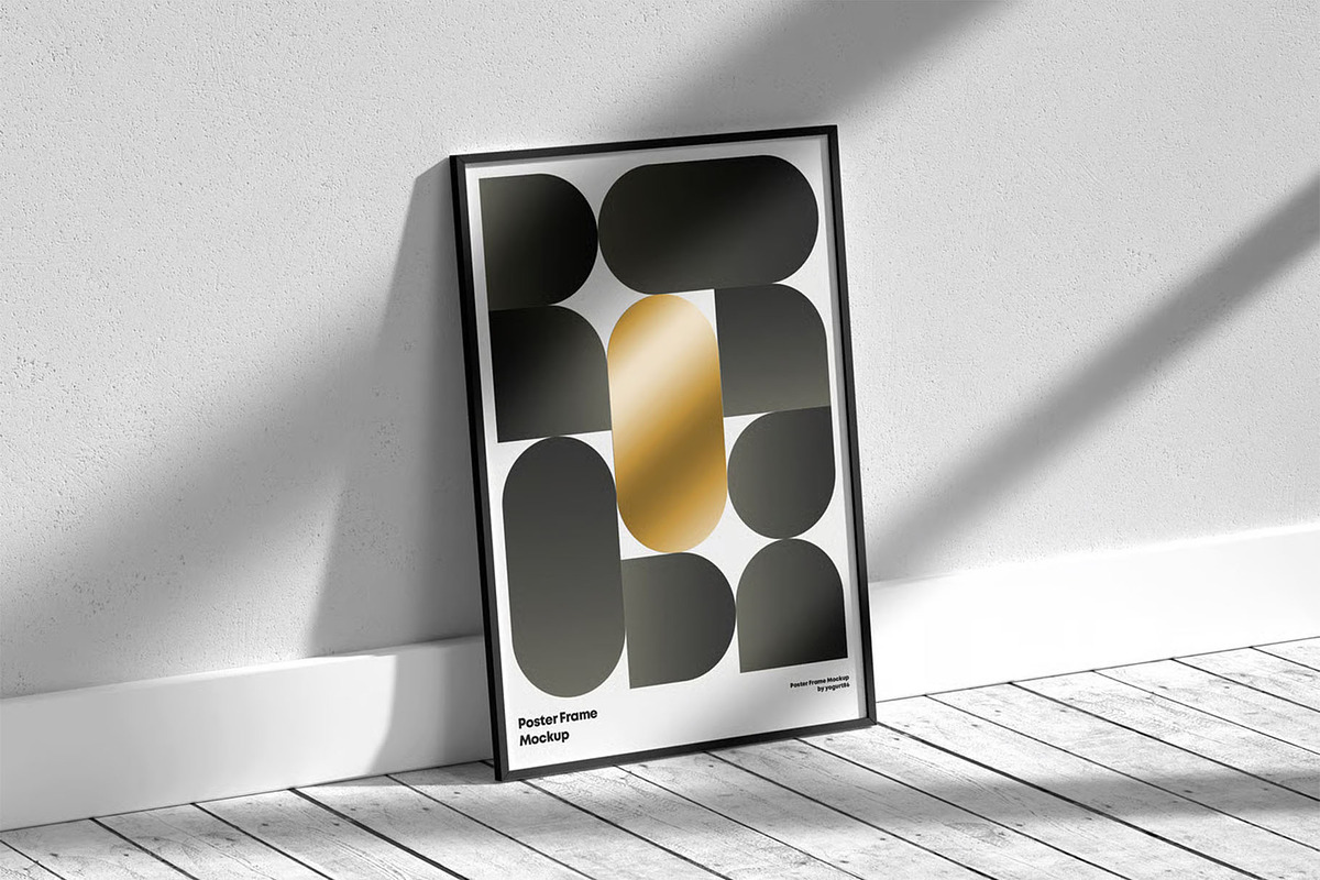 Poster Frame Mock-up, an Advertising Mockup by Se٧enStudio (Photo 16 of 16)