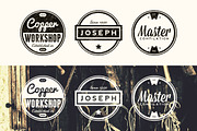 Vintage Minimalist Circular Badges, a Branding & Logo Template by Yusof Mining (Thumbnail 4 of 5)
