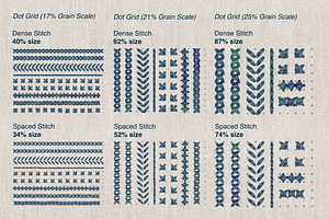 Cross Stitch Embroidery Brushes V2