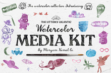 Gigantic Watercolor Media kit