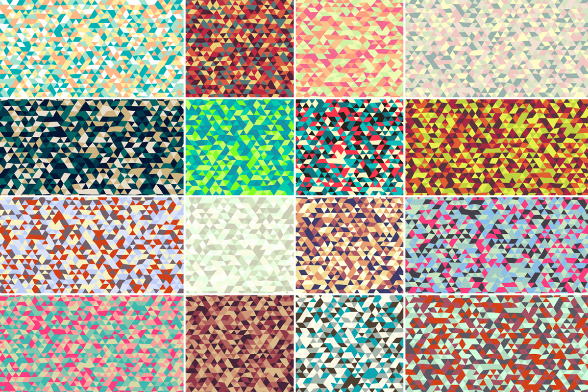 60 Triangle Backgrounds preview 2