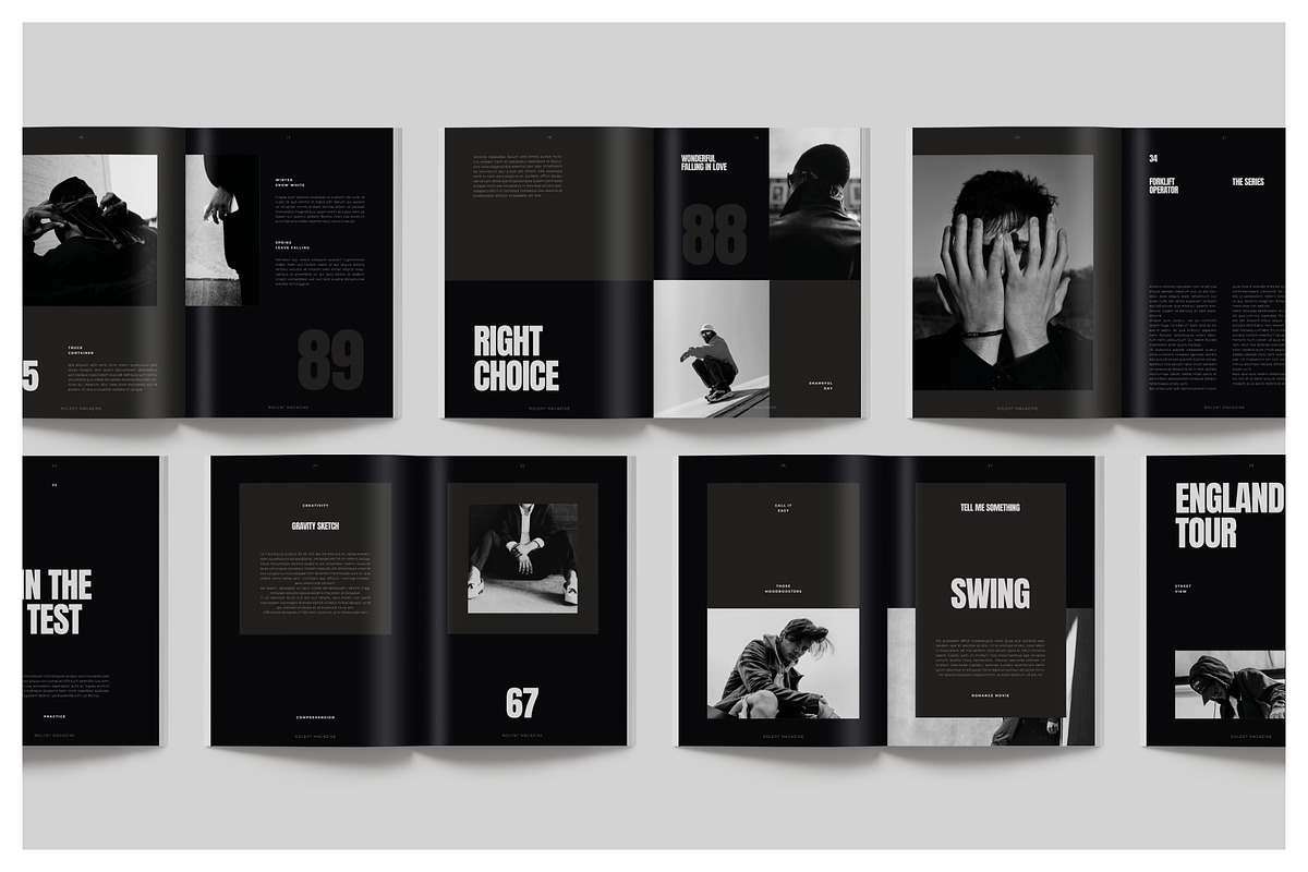 ROLENT Creative Portfolio, a Magazine Template by Arif Tri Ananta (Photo 8 of 14)